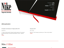 Tablet Screenshot of nike.org.pl